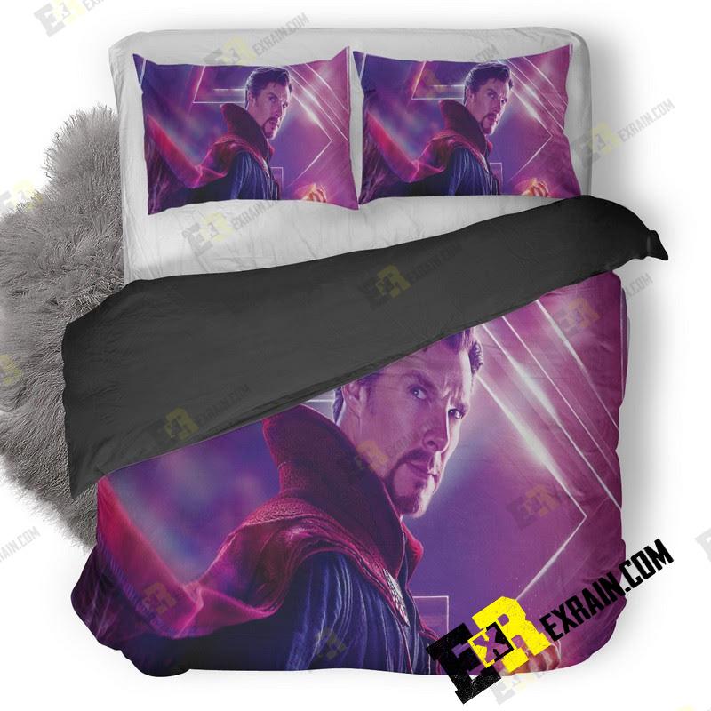 Doctor Strange In Avengers Infinity War 8K Poster Be 3D Customized Duvet Cover Bedding Set