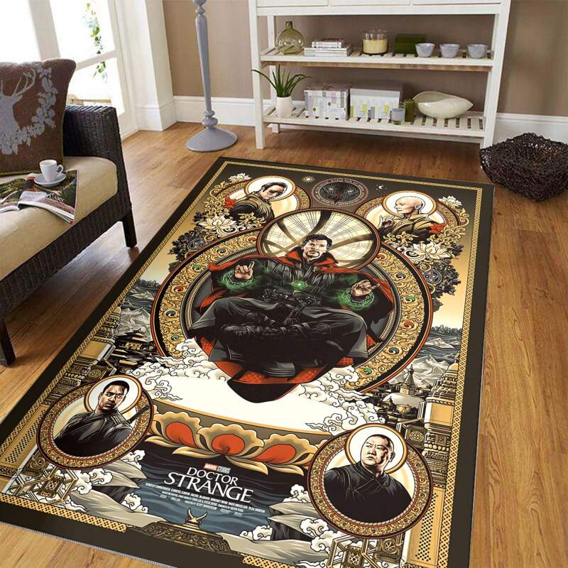 Doctor Strange Marvel Avengers Characters Decorative Floor Rectangle Rug