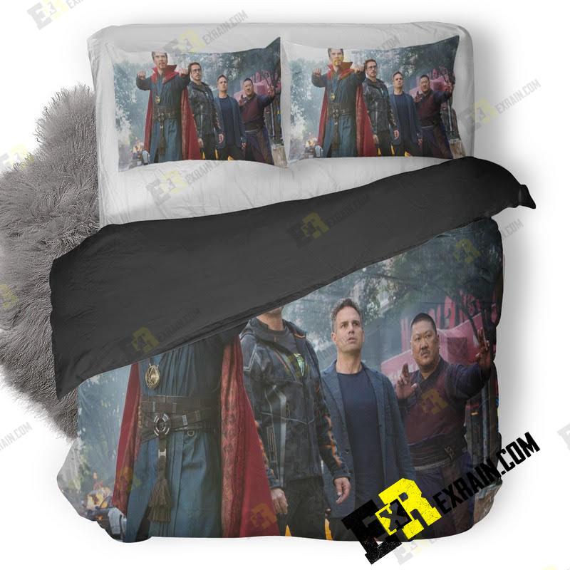 Doctor Strange Stark Wong And Banner In Avengers Infinity War 3D Customized Duvet Cover Bedding Set