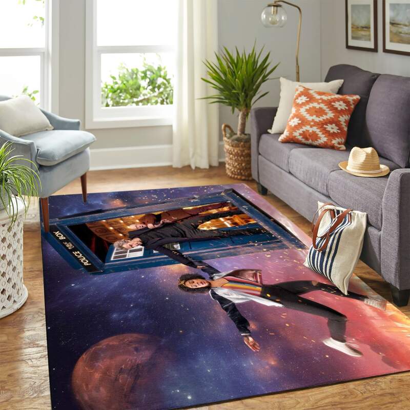 Doctor Who Carpet Floor Area Rectangle Rug