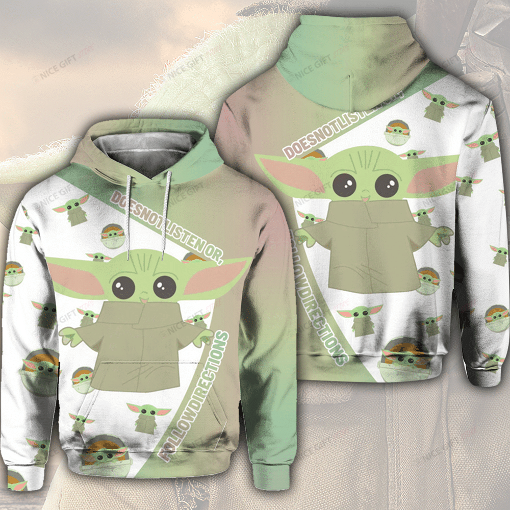 Does Not Listen Or Follow Directions 3D Hoodie Gift For Fans