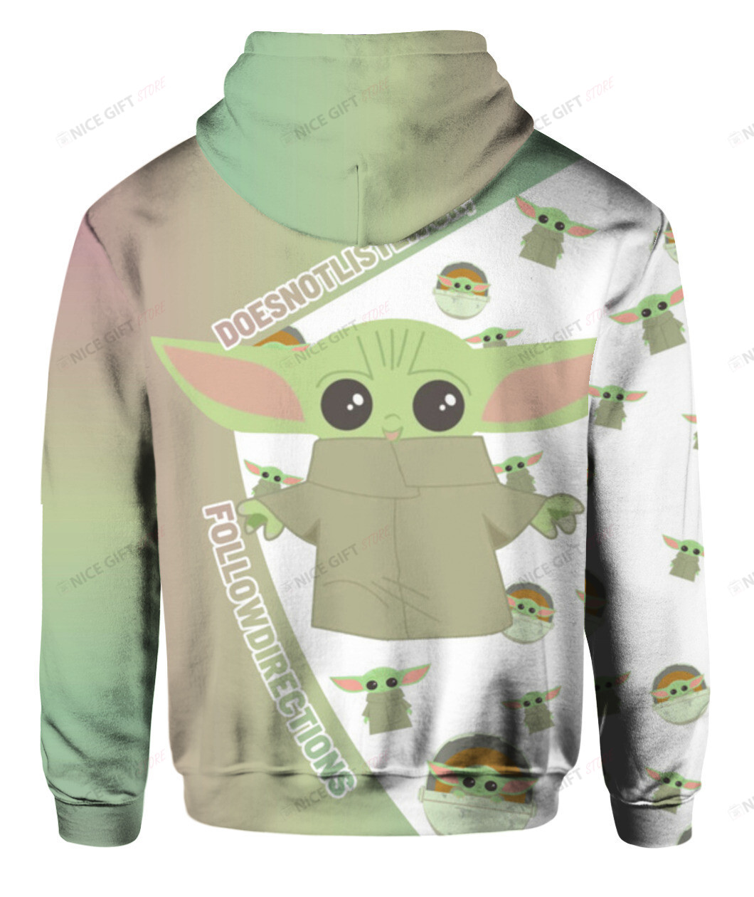 Does Not Listen Or Follow Directions 3D Hoodie Gift For Fans