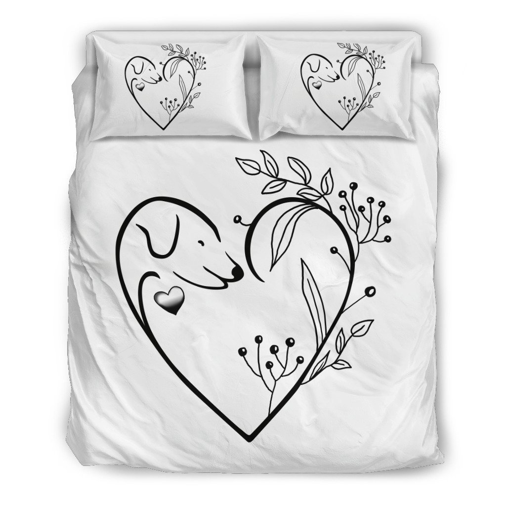 Dog Lovers 3D Customized Duvet Cover Bedding Set