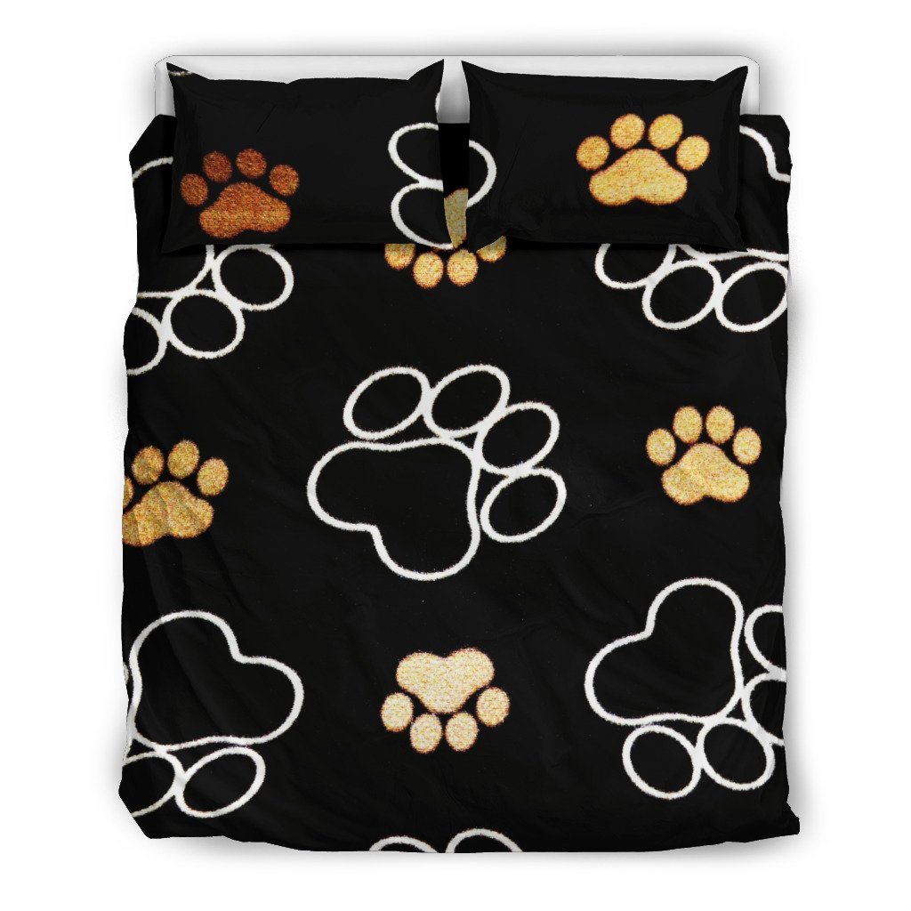 Dog Paw 3D Customized Duvet Cover Bedding Set