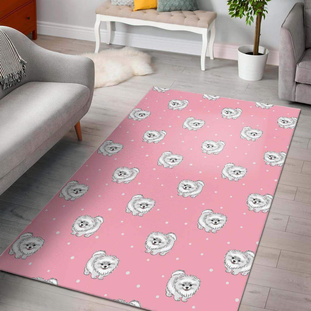 Dog Pomeranian Limited Edition Rectangle Rug
