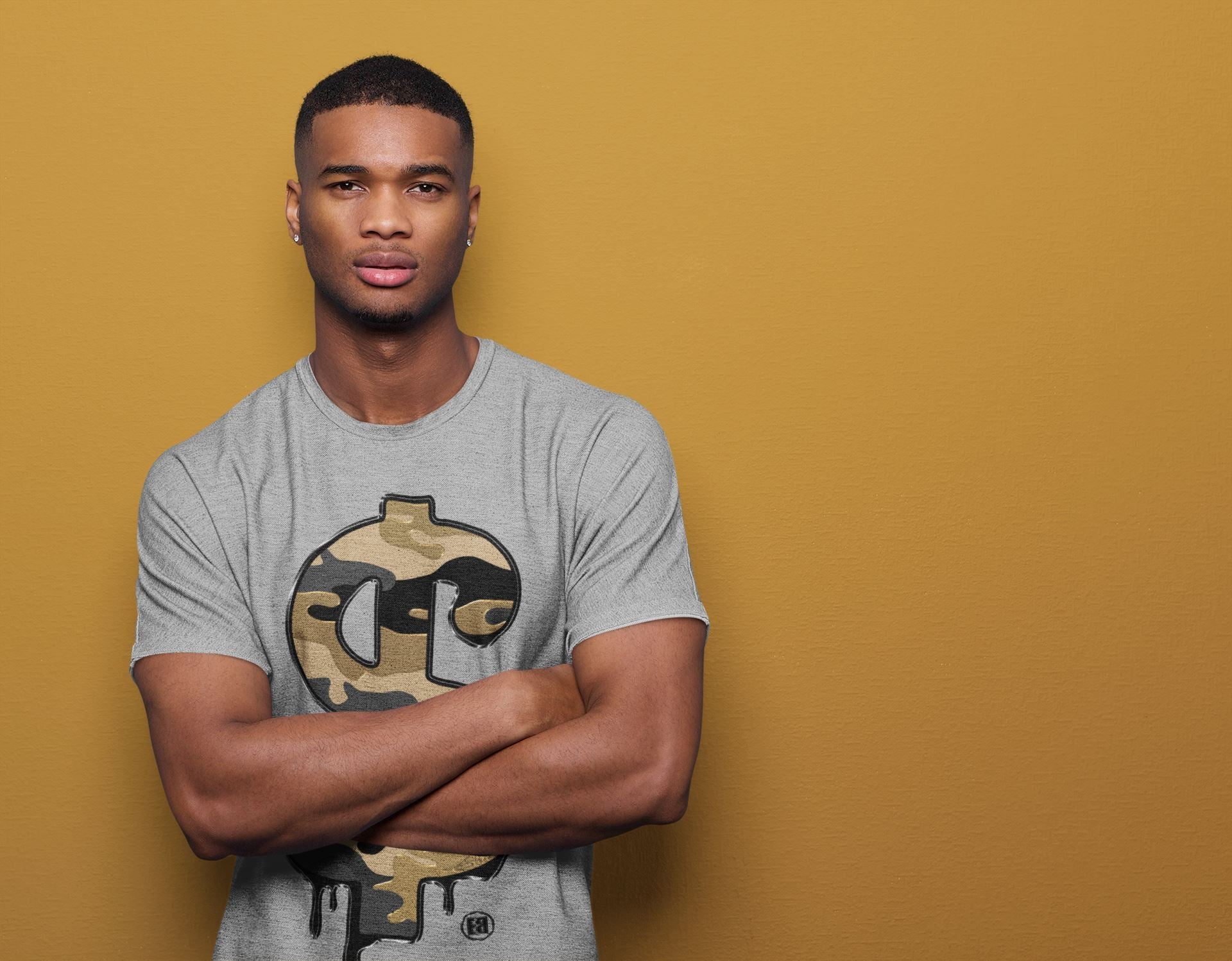 Dollar Camo Unisex Sweater – Air Jordan 1 Black Metallic Gold, Sneakers Matching Sweater
