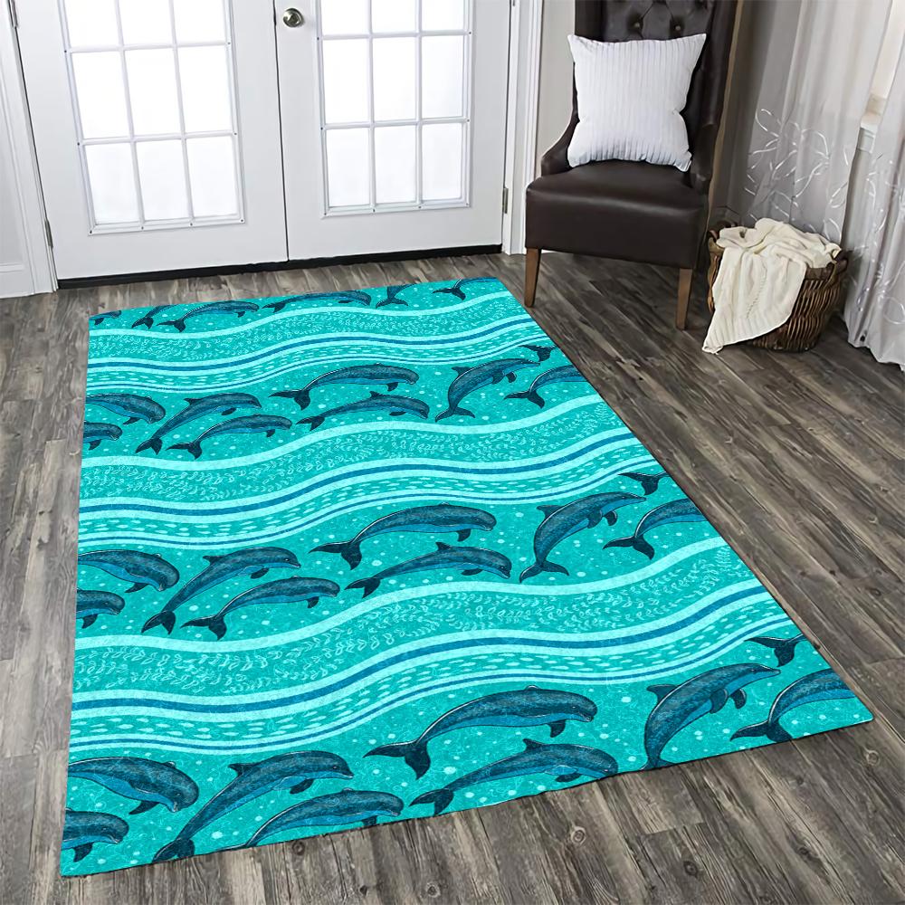 Dolphin Cg Limited Edition Rectangle Rug