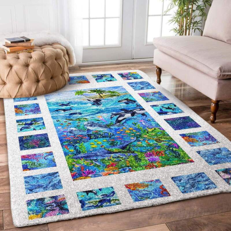 Dolphin Limited Edition Rectangle Rug