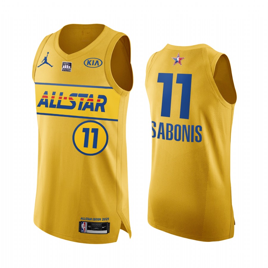 Domantas Sabonis 2021 All-Star Jersey Blue Eastern Conference Pacers Uniform