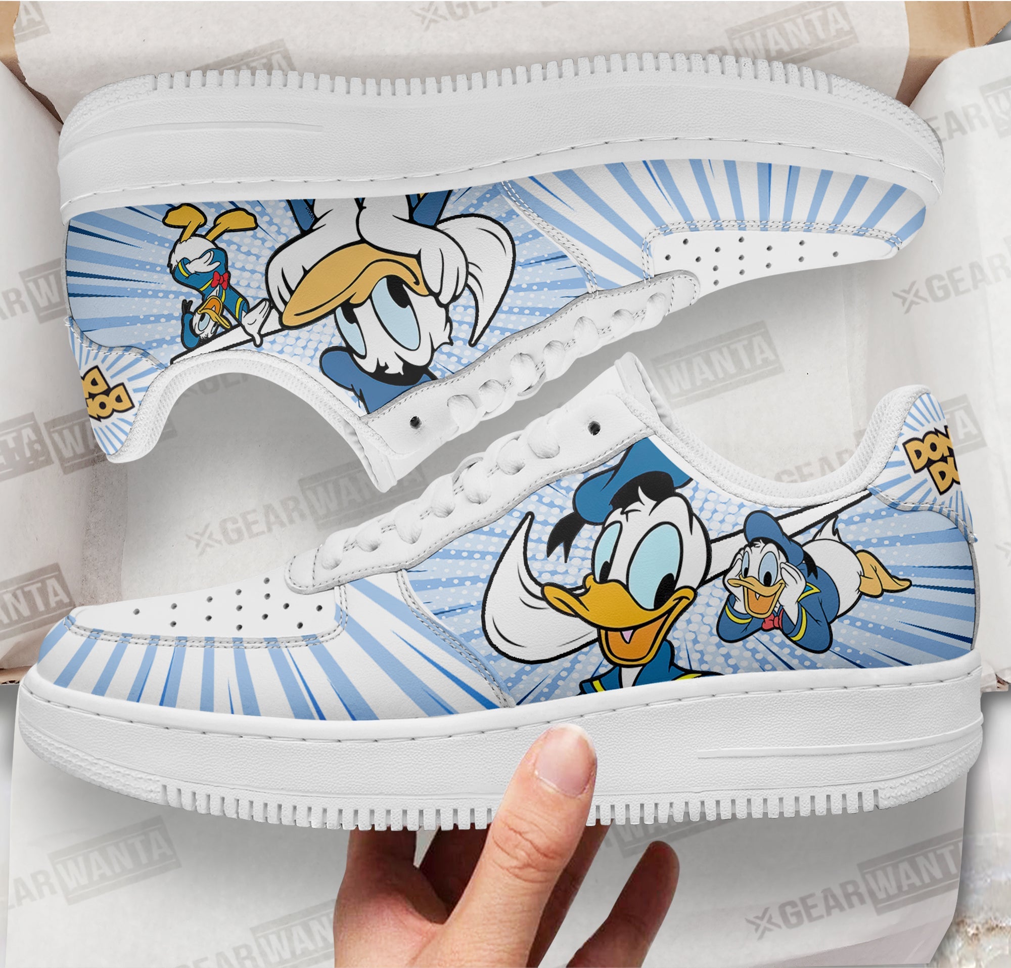Donald Air Sneakers Custom Shoes