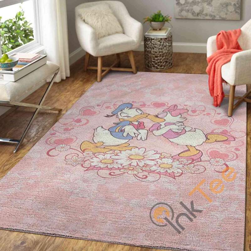 Donald Duck Area Rectangle Rug