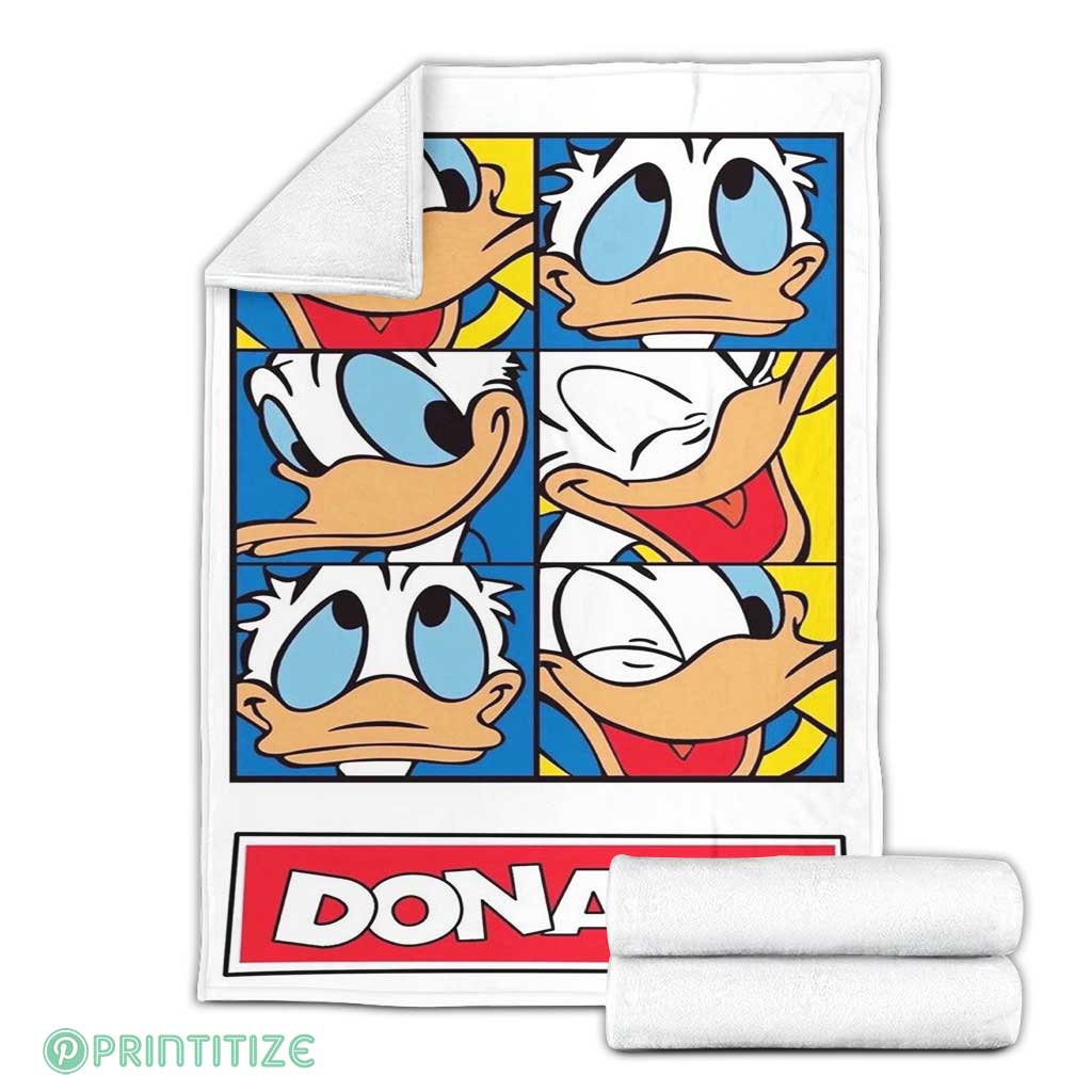 Donald Duck Cute Fleece Blanket
