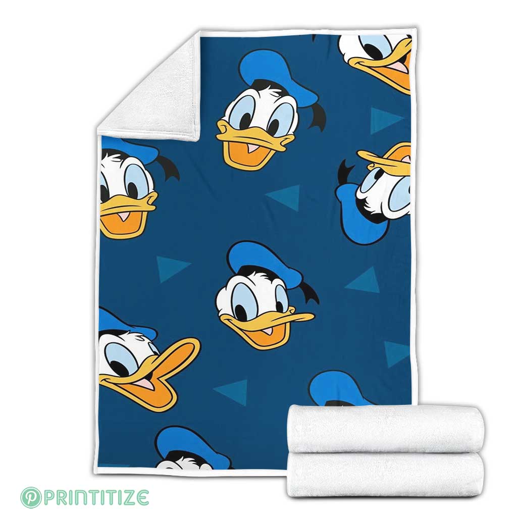 Donald Duck Patternator Cute Fleece Blanket