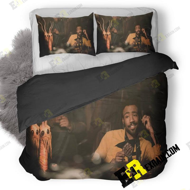 Donald Glover As Lando Calrissian In Solo A Star Wars Story Im 3D Customized Duvet Cover Bedding Set