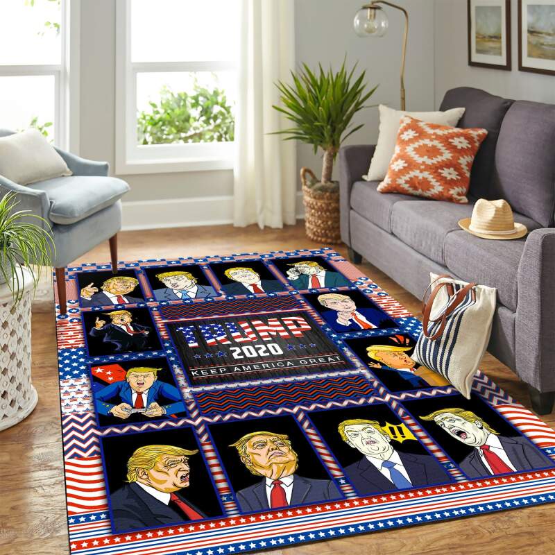 Donald Trump Carpet Funny Floor Area Rectangle Rug