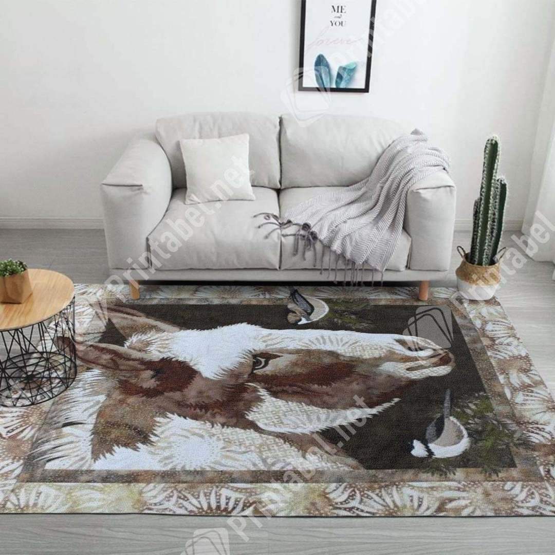 Donkey And Birds D19t9 Limited Edition Rectangle Rug