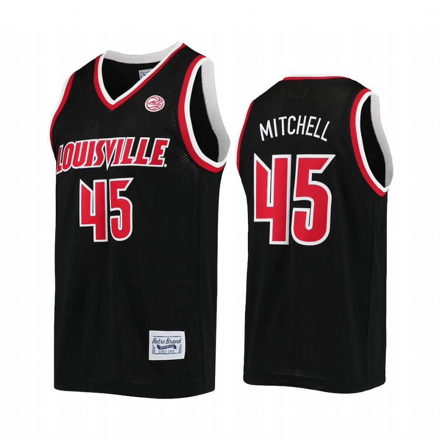 Donovan Mitchell Louisville Cardinals Black Jersey Commemorative Classic