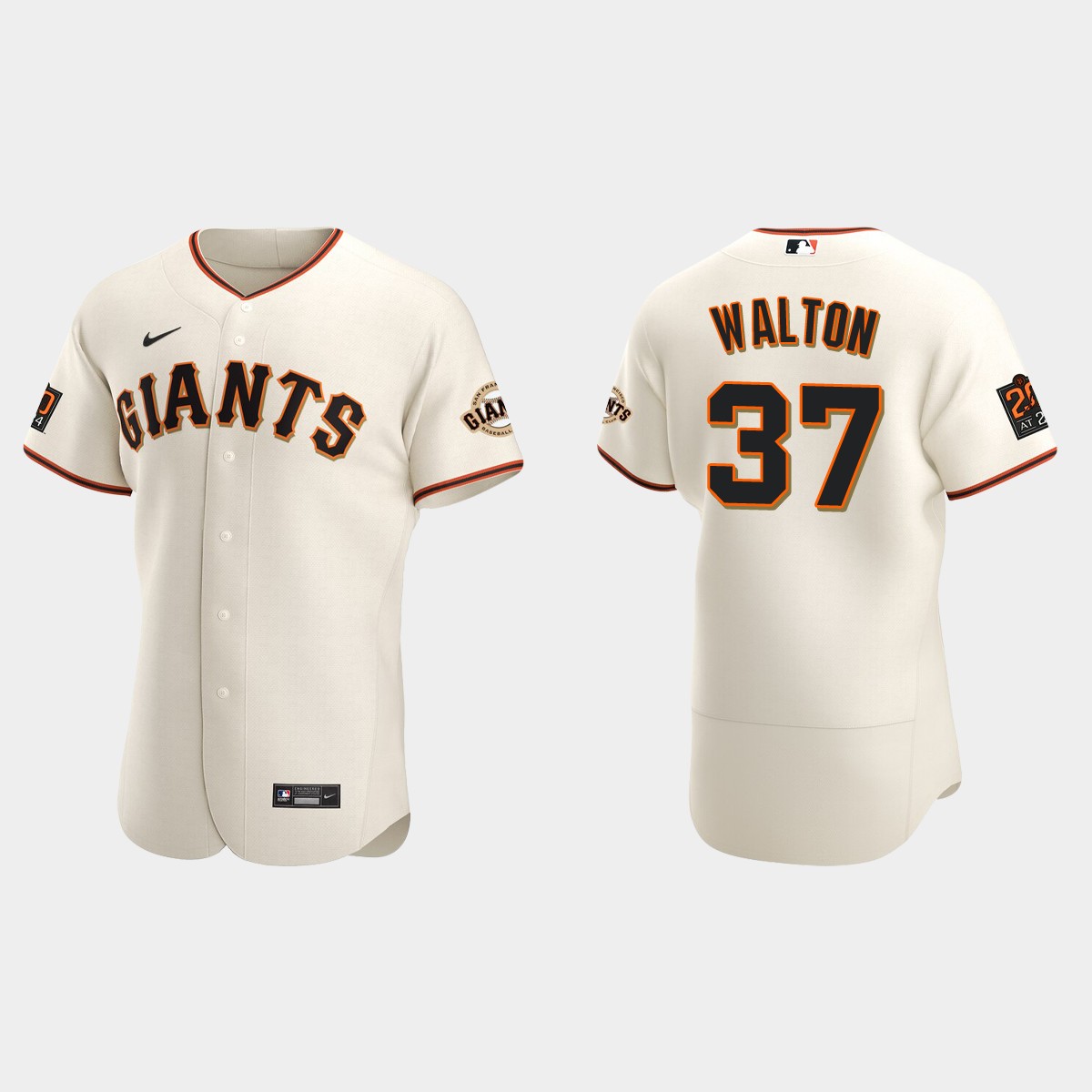 Donovan Walton San Francisco Giants Home Jersey - Cream