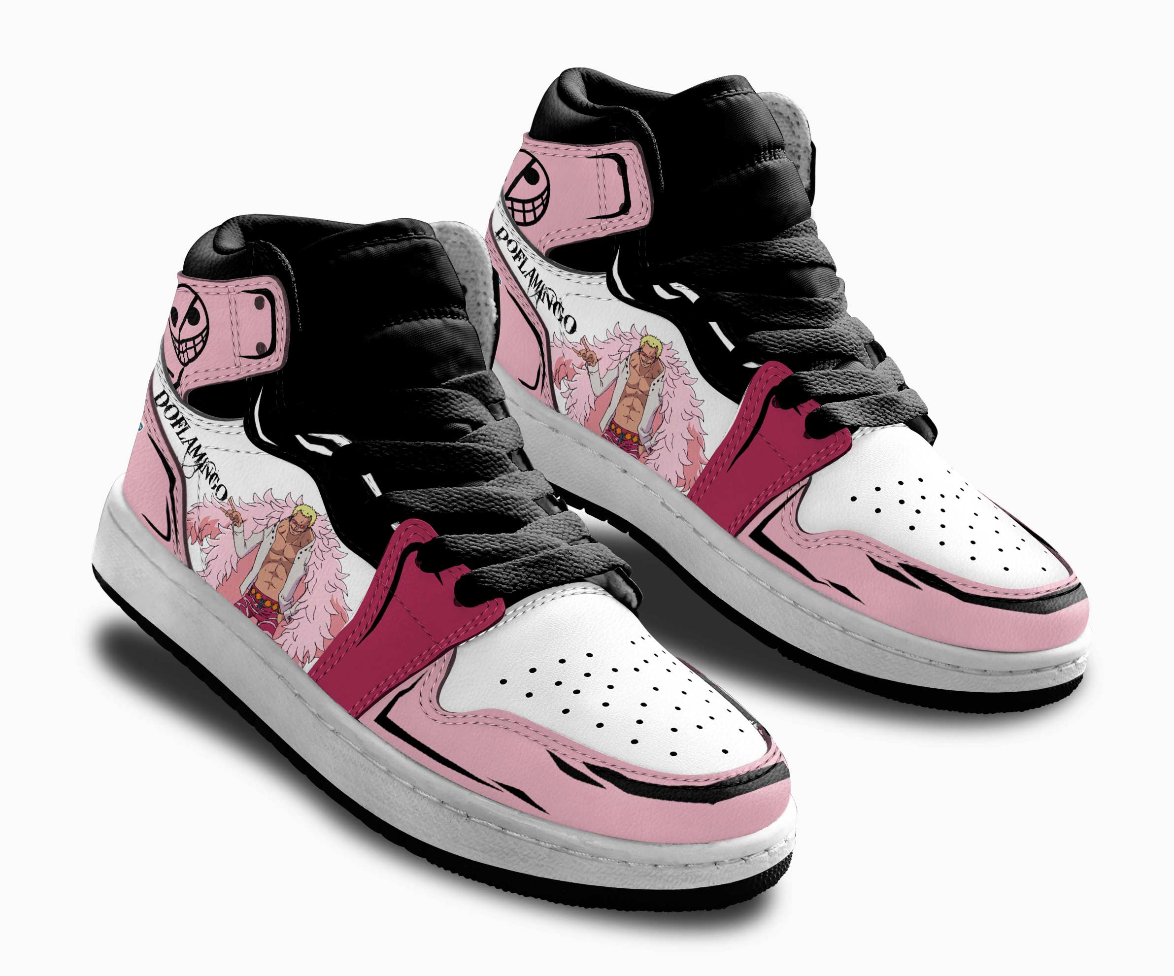 Donquixote Doflamingo Kids Sneakers Custom Anime One Piece Shoes For Kids