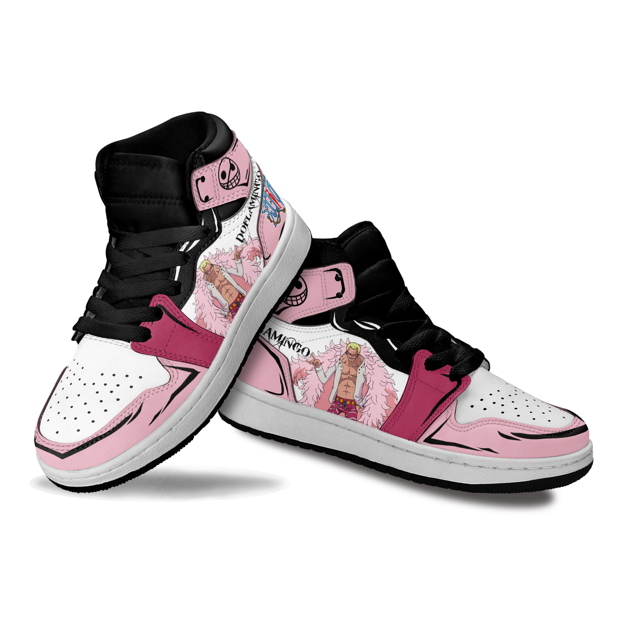 Donquixote Doflamingo Kids Sneakers Custom Anime One Piece Shoes For Kids