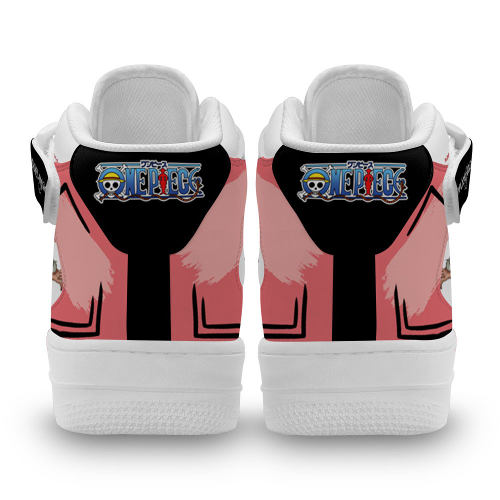 Donquixote Doflamingo Sneakers Air Mid Custom One Piece Anime Shoes