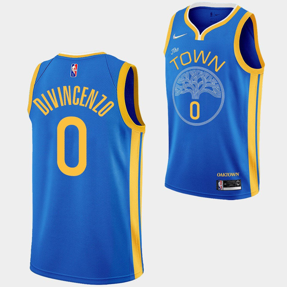 Donte DiVincenzo Golden State Warriors 2022-23 Earned Edition Jersey - All Stitched