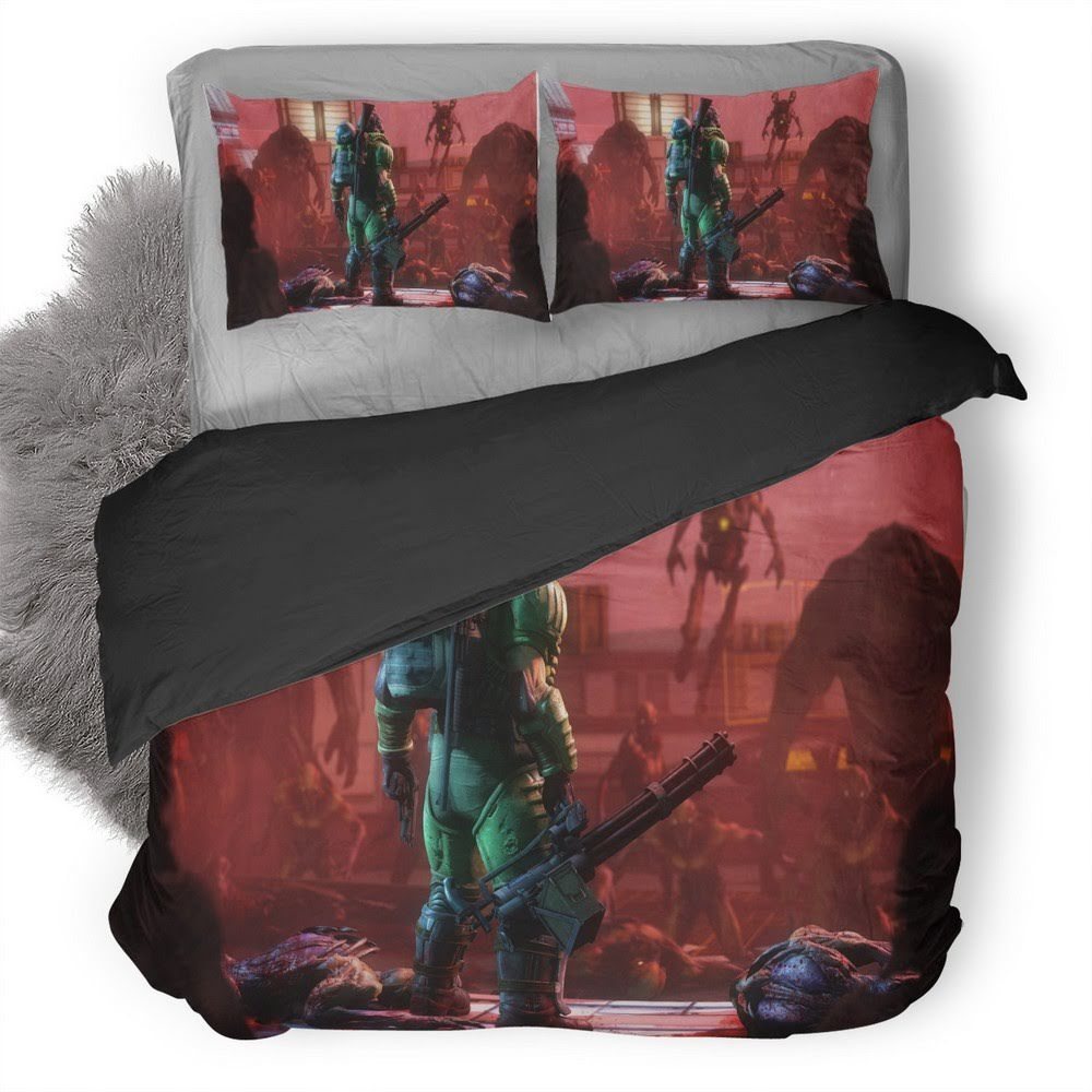 Doom 21 3D Customized Duvet Cover Bedding Set