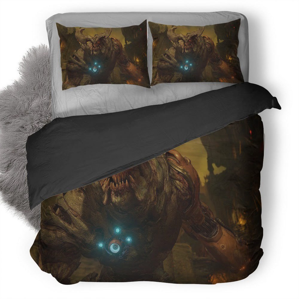Doom 25 3D Customized Duvet Cover Bedding Set
