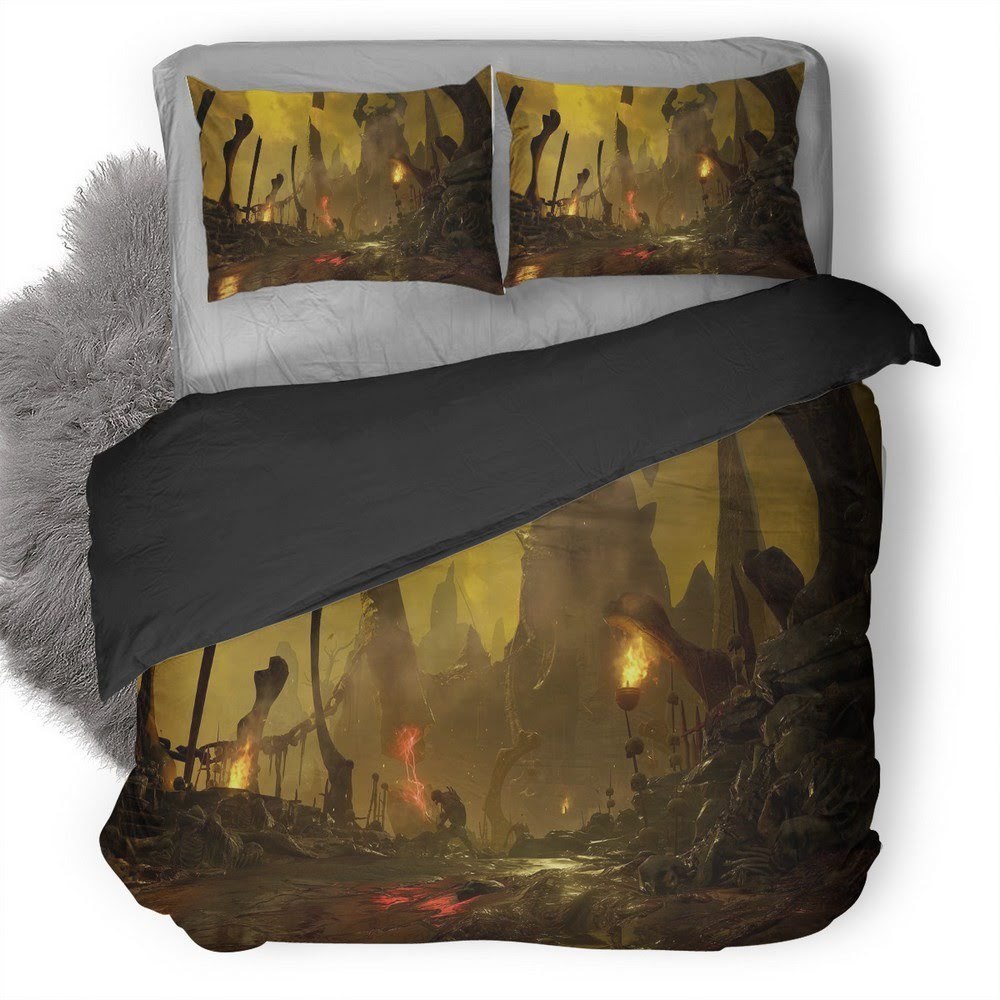 Doom 30 3D Customized Duvet Cover Bedding Set