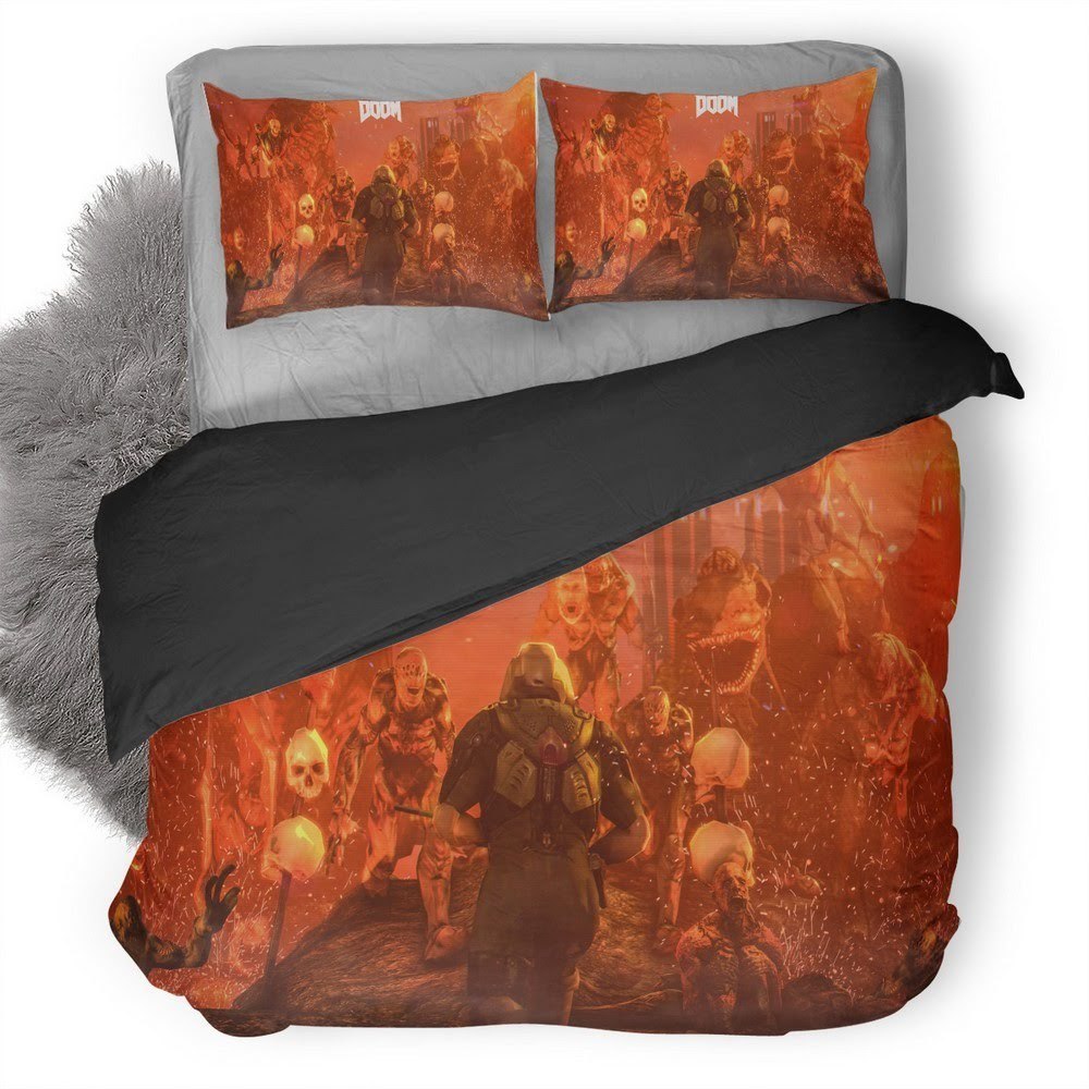 Doom 3D Customized Duvet Cover Bedding Set