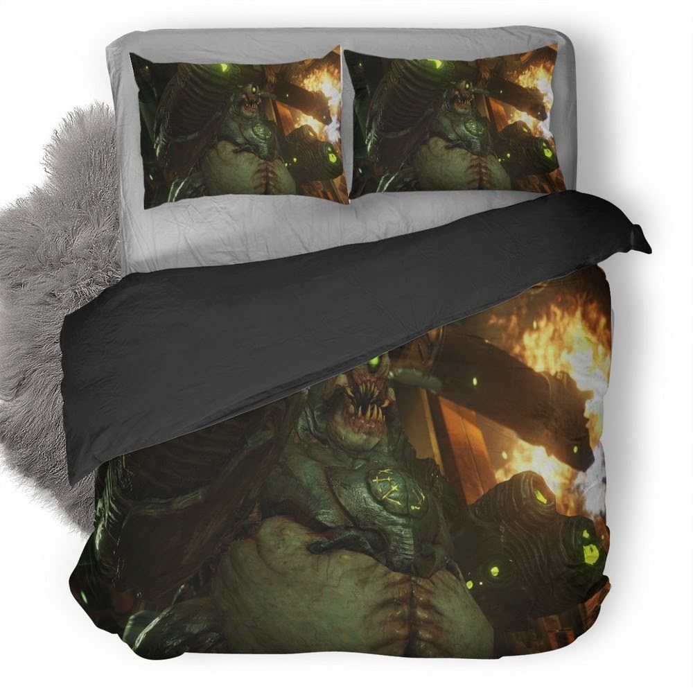 Doom 3D Customized Duvet Cover Bedding Set