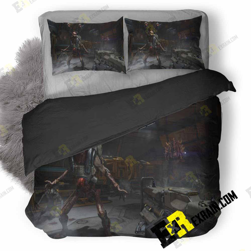 Doom 3D Customized Duvet Cover Bedding Set