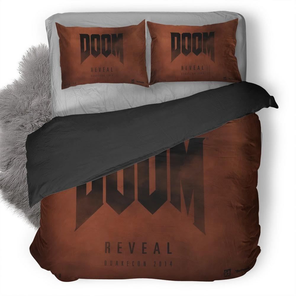 Doom 3D Customized Duvet Cover Bedding Set