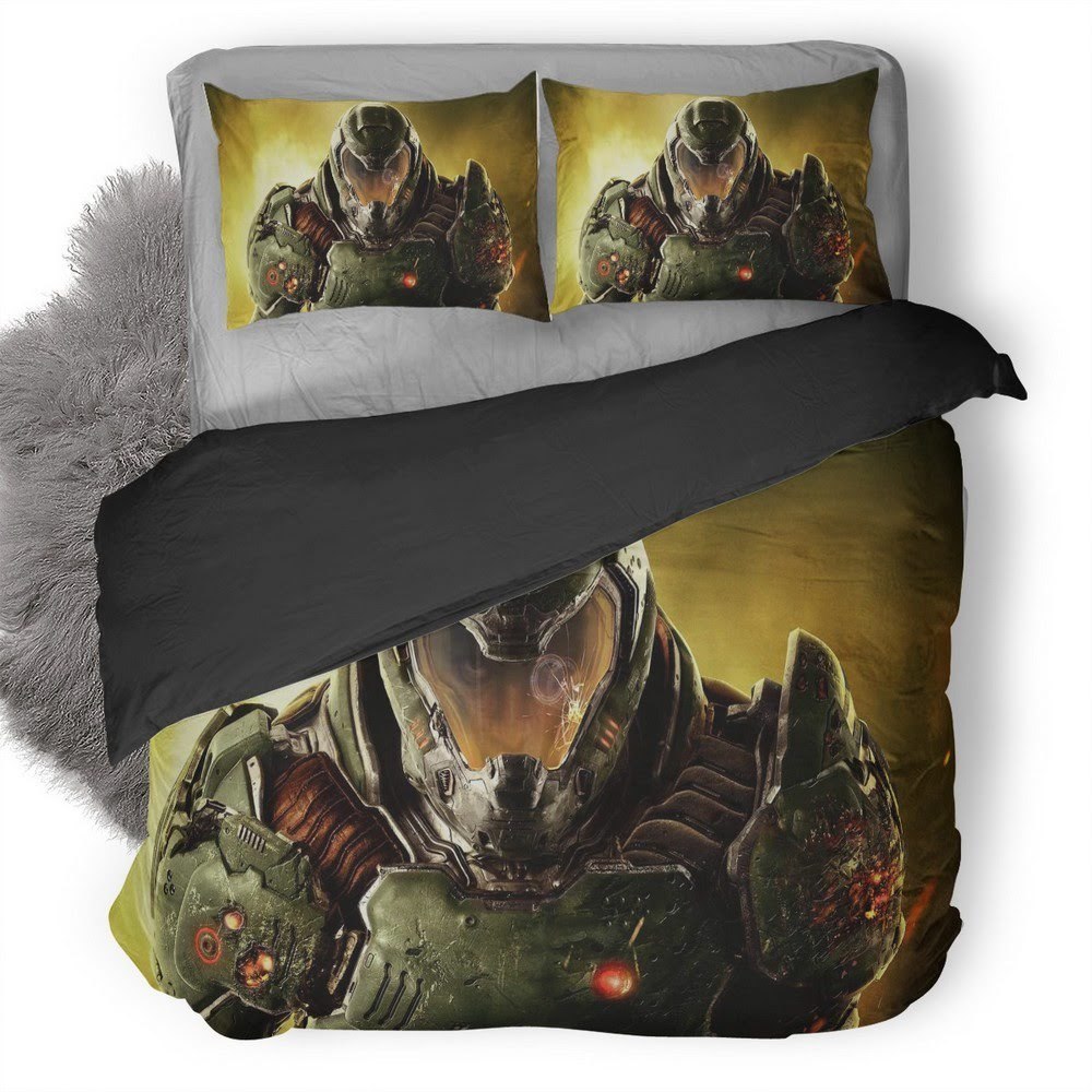 Doom 3D Customized Duvet Cover Bedding Set