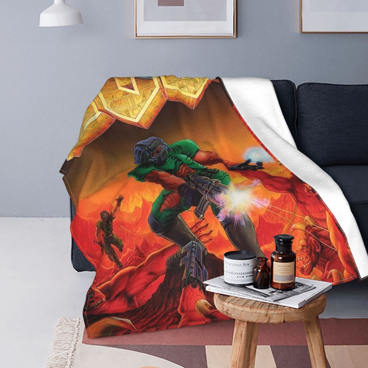 Doom Game Fleece Blanket