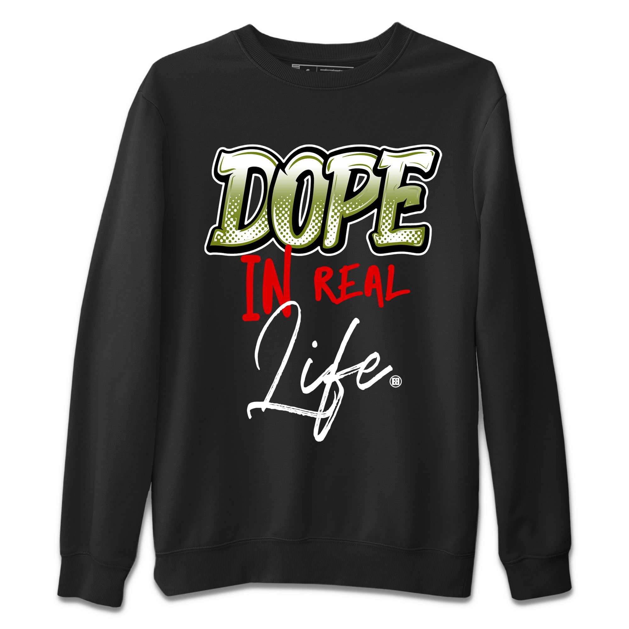 Dope In Real Life Unisex Sweater – Air Jordan 1 Travis Scott Olive, Sneakers Matching Sweater