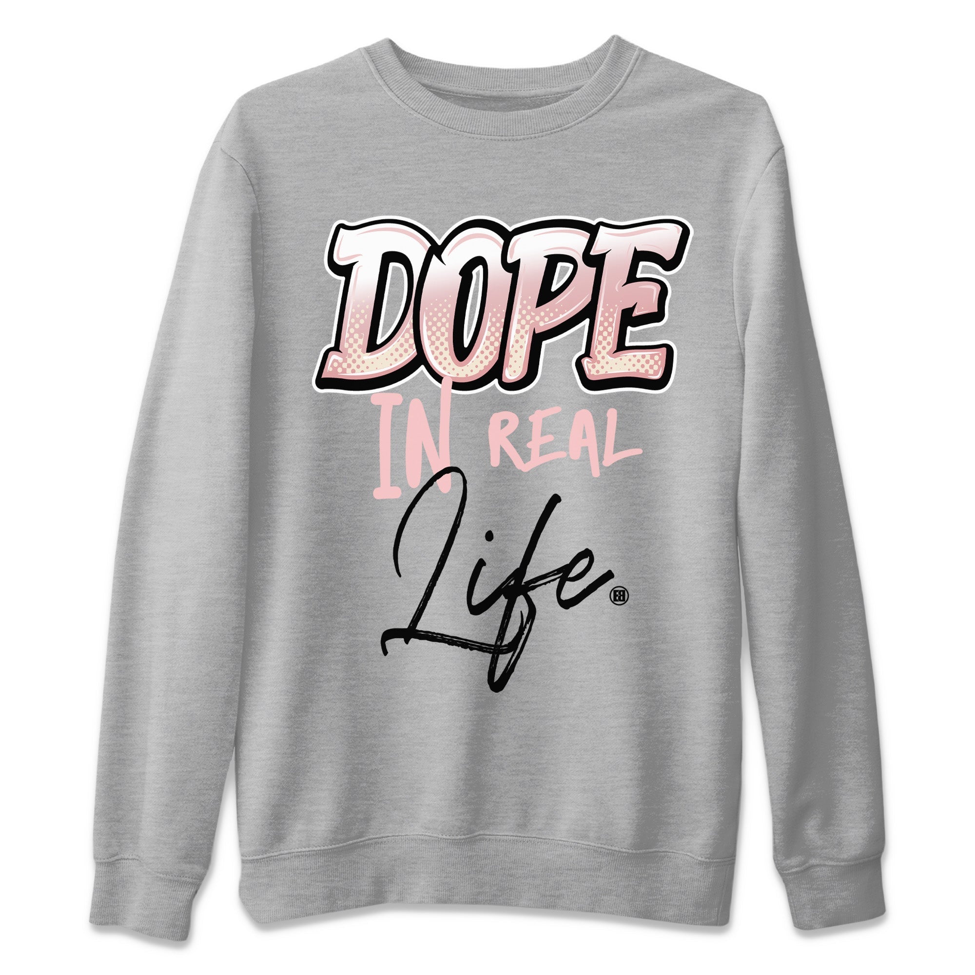 Dope In Real Life Unisex Sweater – Air Jordan 1 Washed Pink, Sneakers Matching Sweater