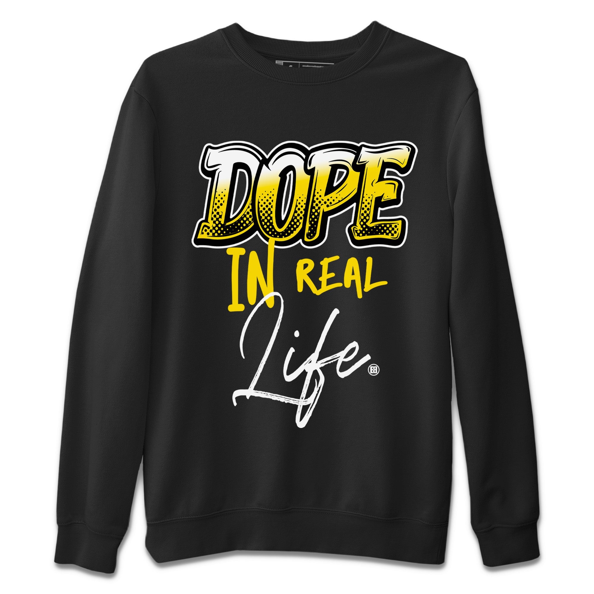 Dope In Real Life Unisex Sweater – Air Jordan 4 Thunder, Sneakers Matching Sweater
