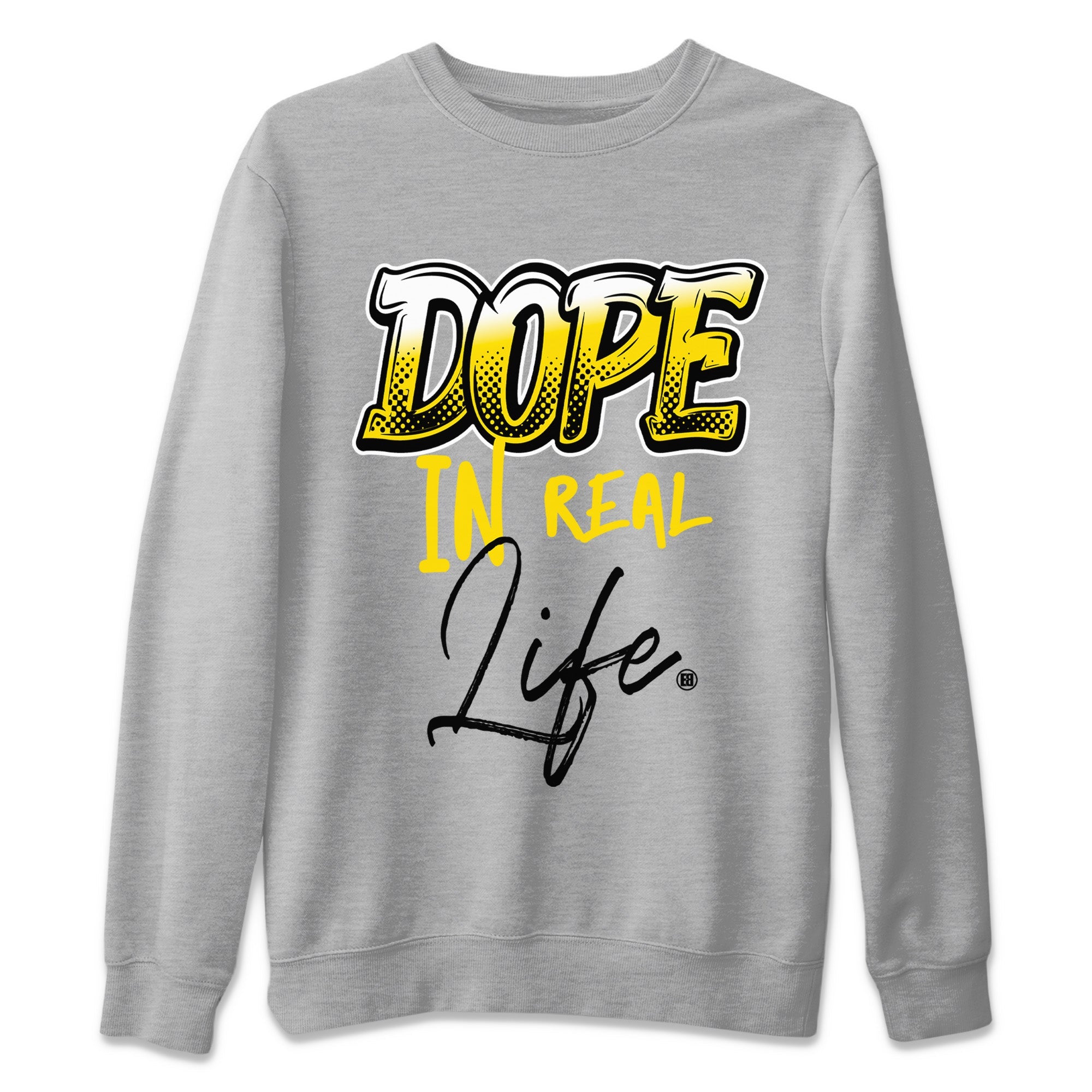 Dope In Real Life Unisex Sweater – Air Jordan 4 Thunder, Sneakers Matching Sweater