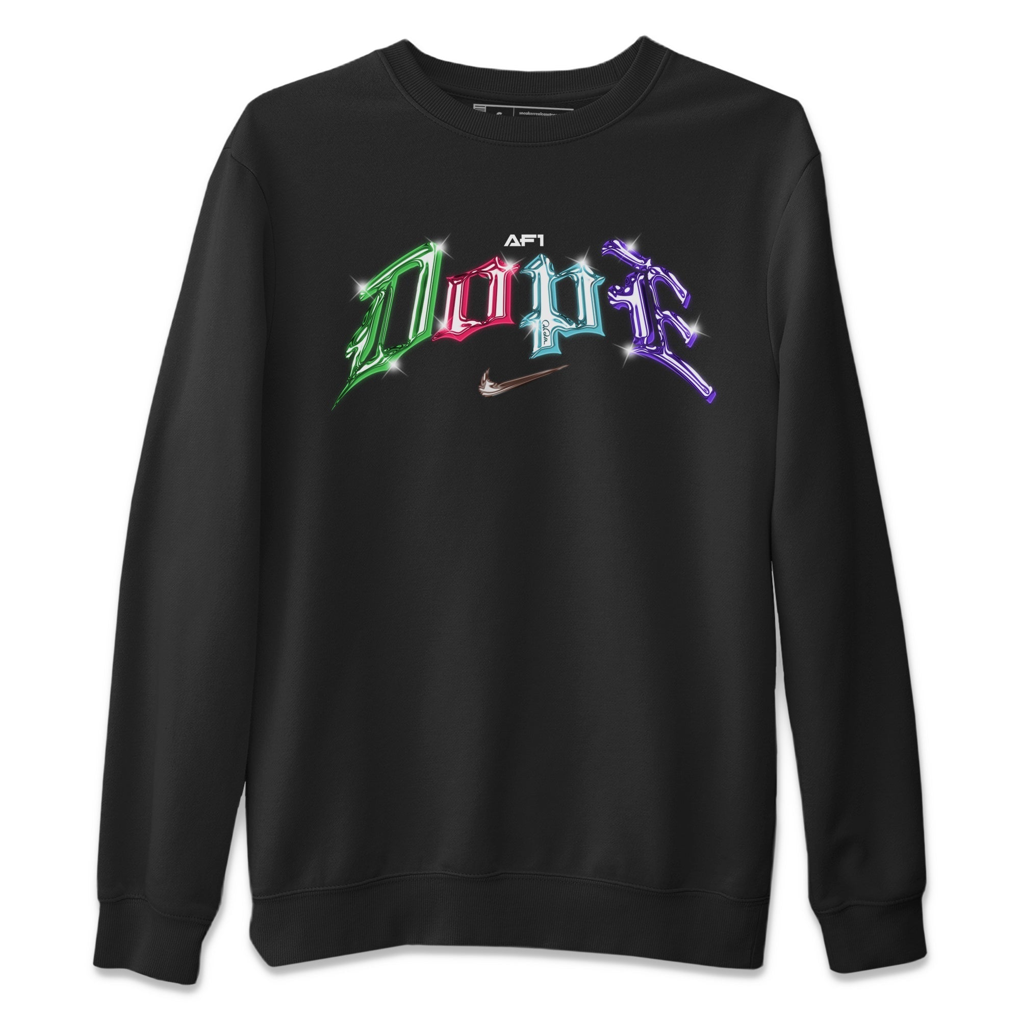 Dope Unisex Sweater – Air Force 1 Undefeated Fauna Brown, Sneakers Matching Sweater