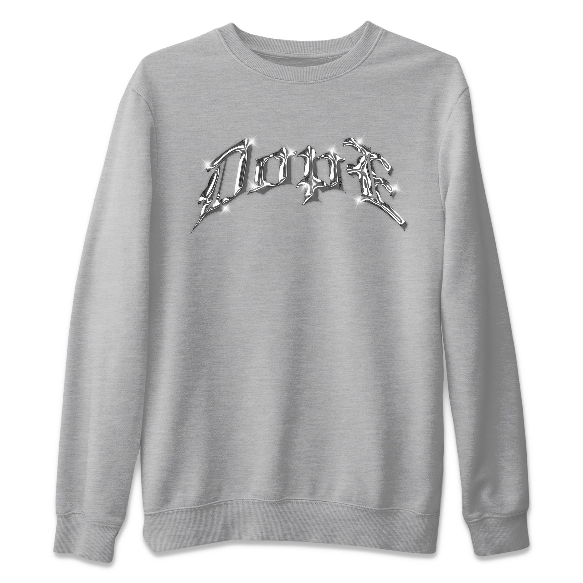 Dope Unisex Sweater – Air Jordan 14 Metallic Silver, Sneakers Matching Sweater