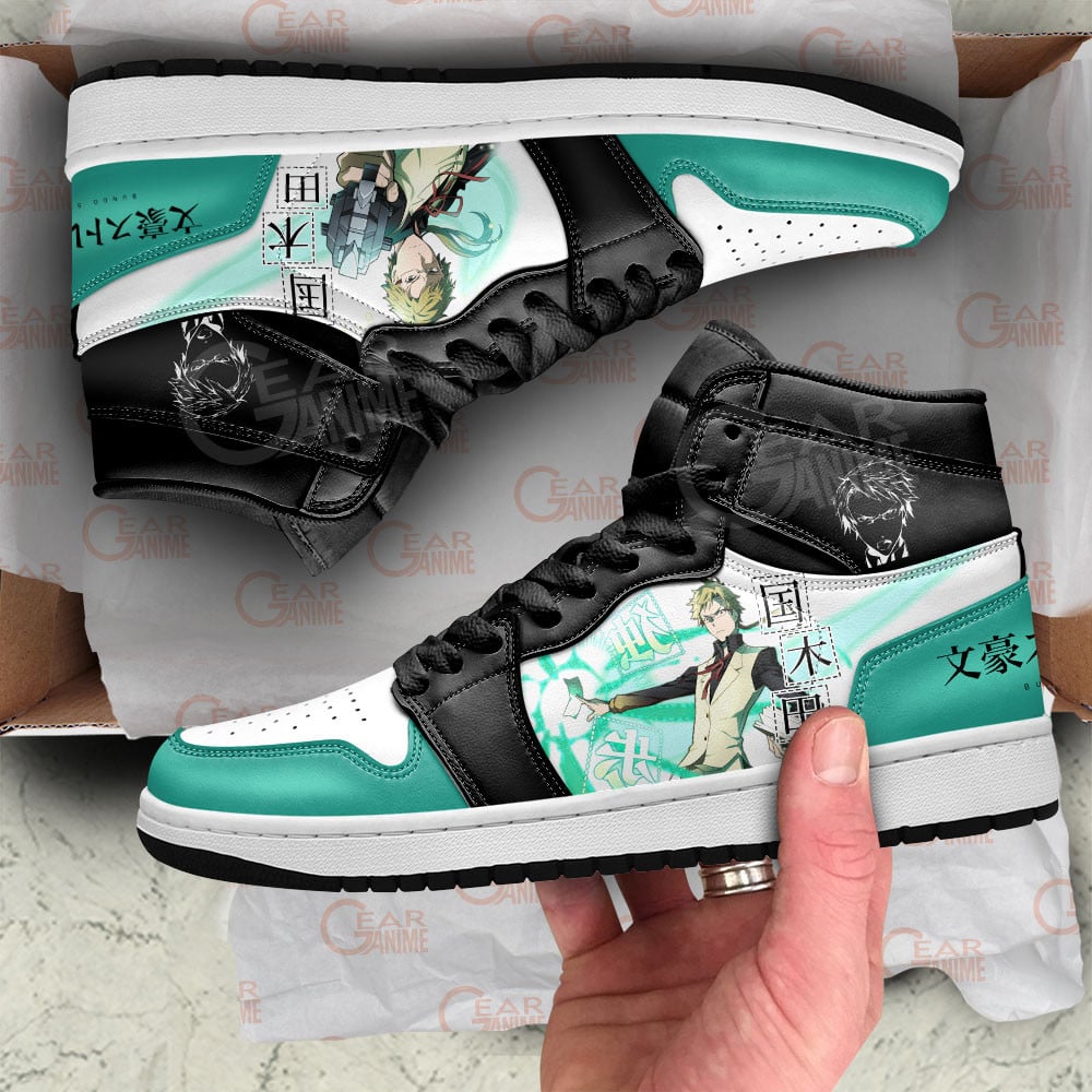 Doppo Kunikida JD1s Sneakers Bungo Stray Dogs Anime Shoes, Air Jordan Hightop