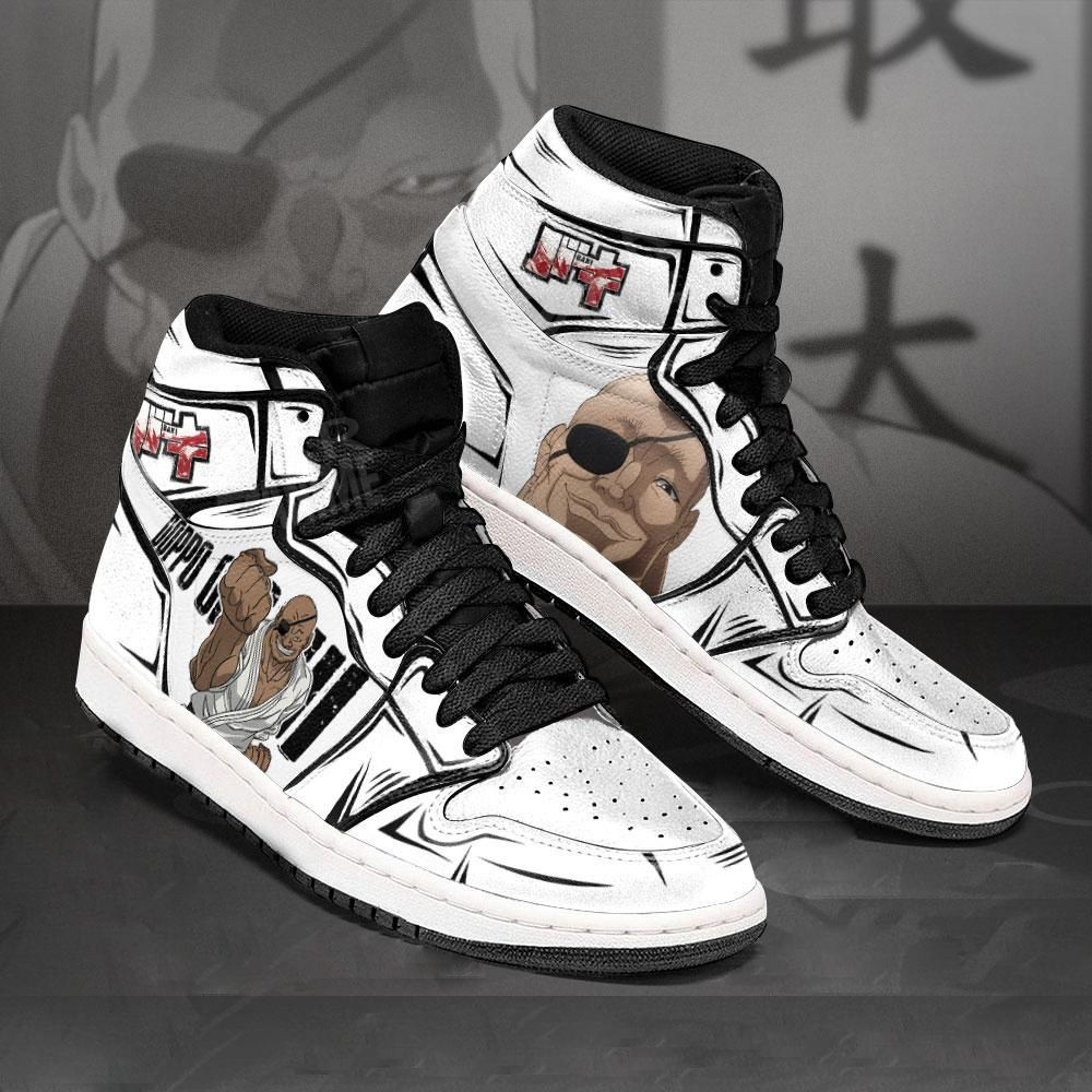 Doppo Orochi Baki Anime 1 High Top Air Jordan Sneaker, Air Jordan Hightop