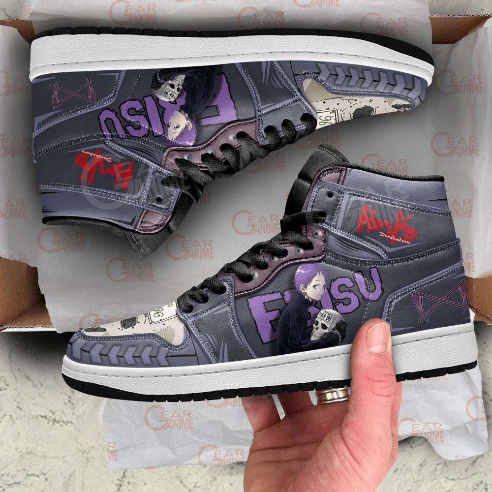 Dorohedoro Ebisu JD1s Sneakers Horror Anime Shoes, Air Jordan Hightop