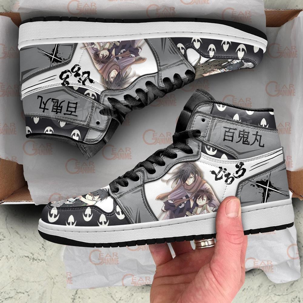 Dororo Hyakkimaru JD1s Sneakers Anime Shoes, Air Jordan Hightop