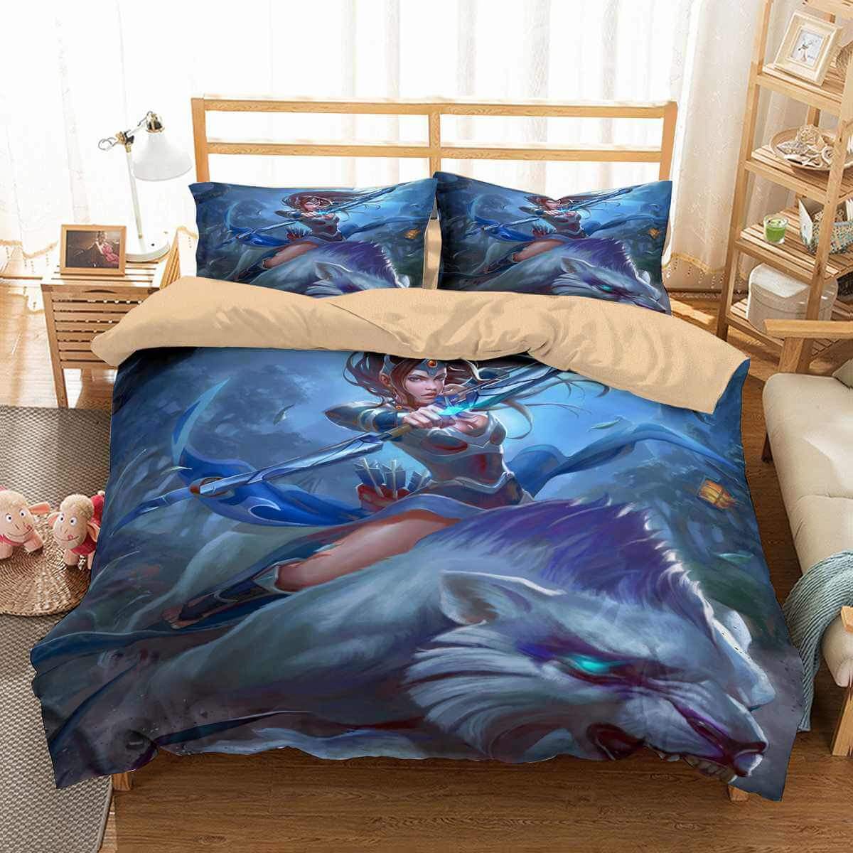 Dota 10 3D Customized Duvet Cover Bedding Set