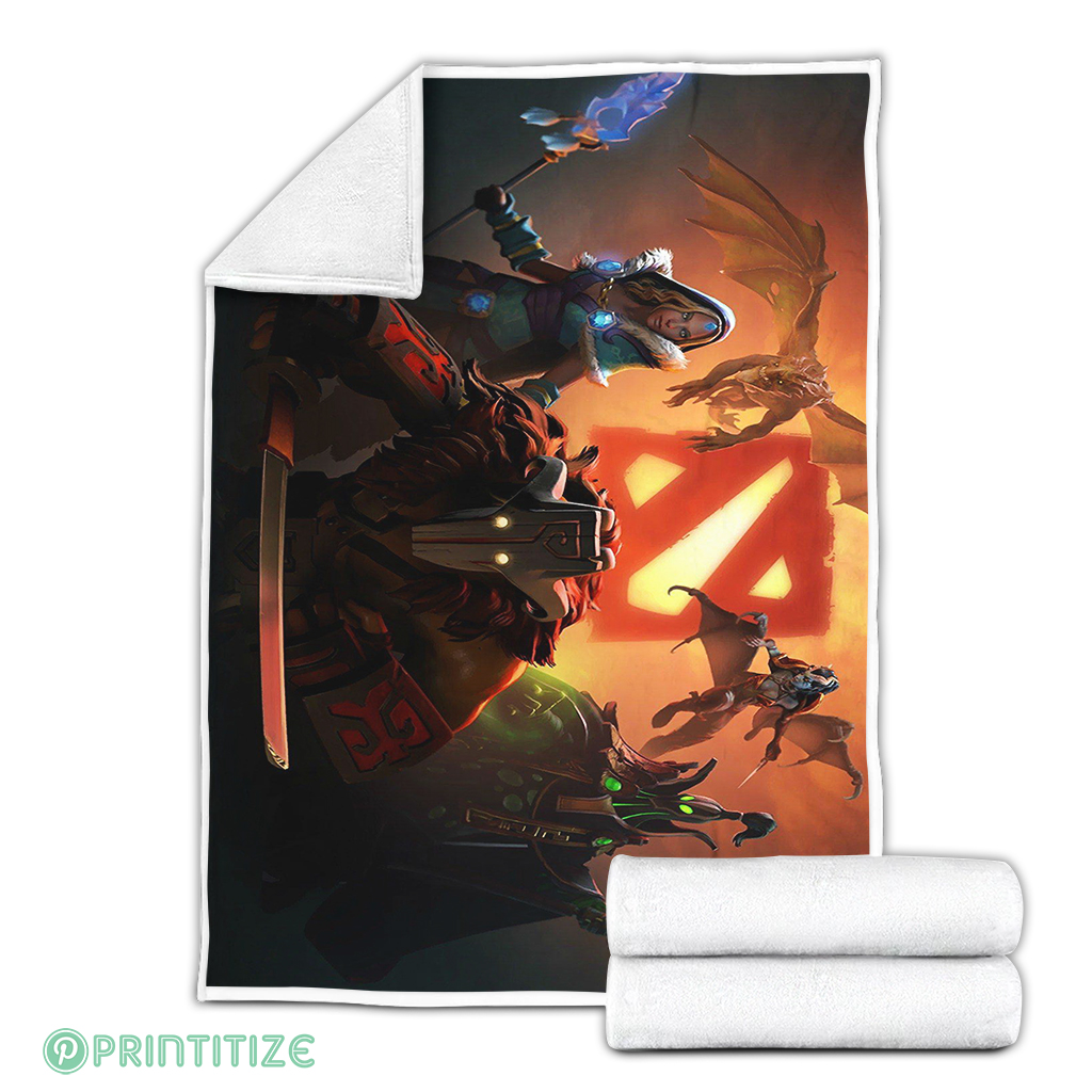 Dota 2 Fleece Blanket