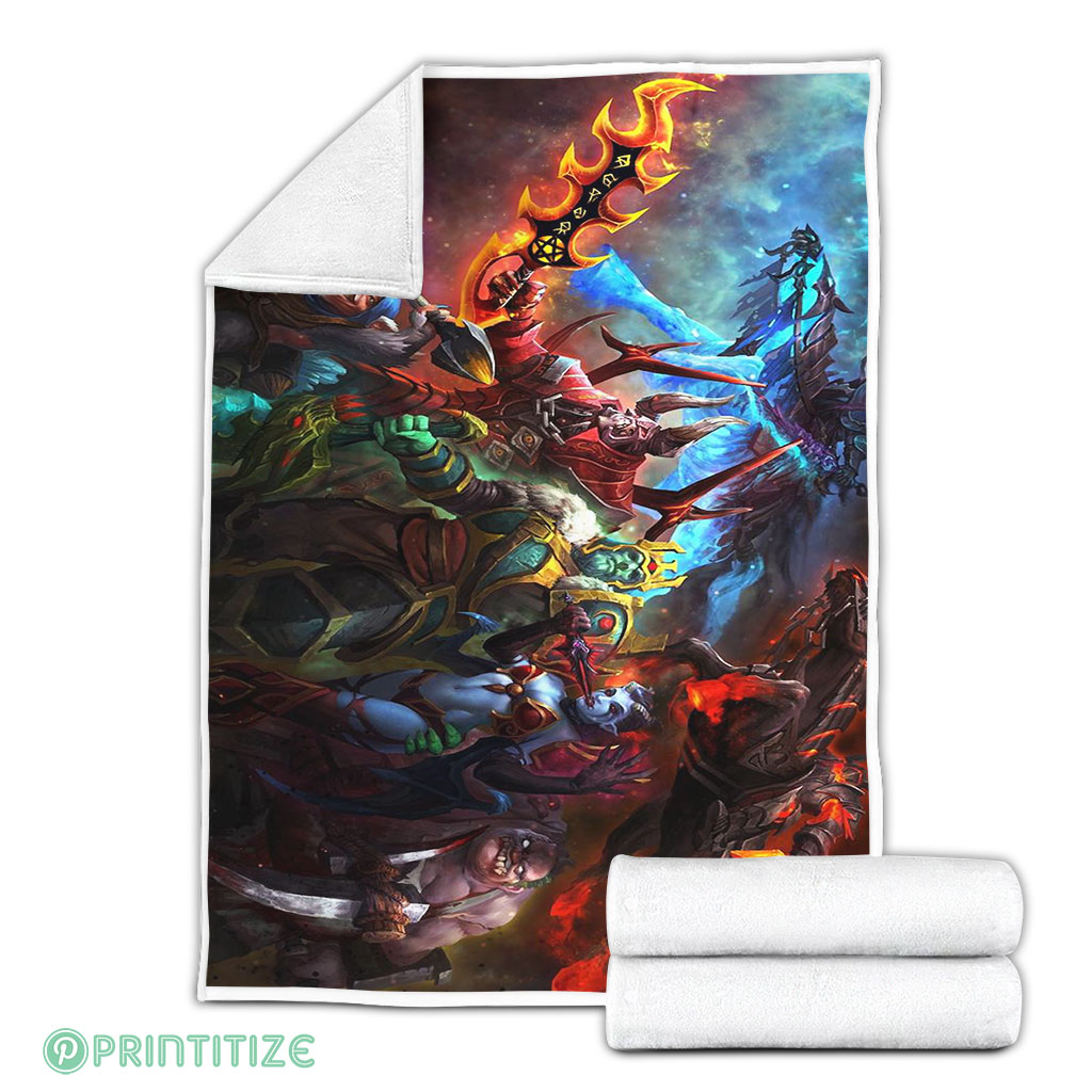 Dota 2 Moba Game Fleece Blanket