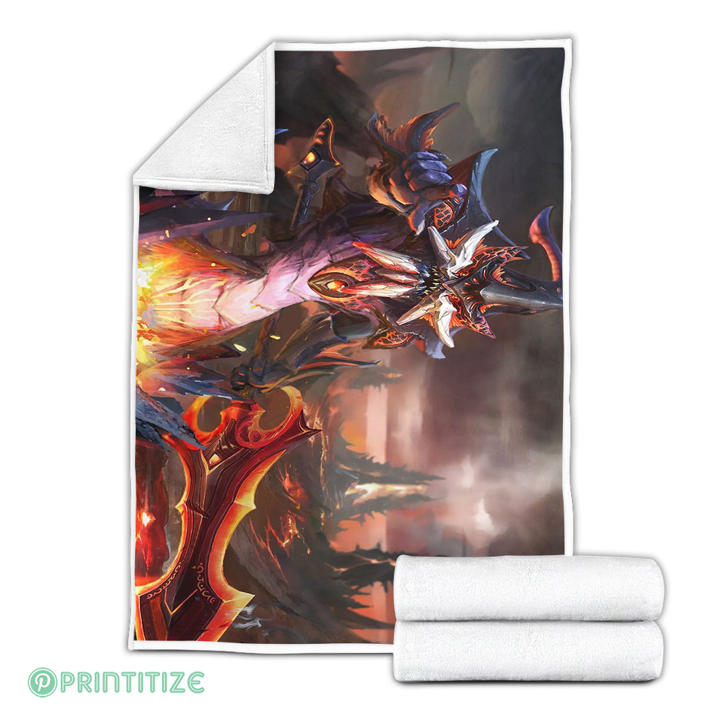 Dota 2 Slardar Set Fleece Blanket