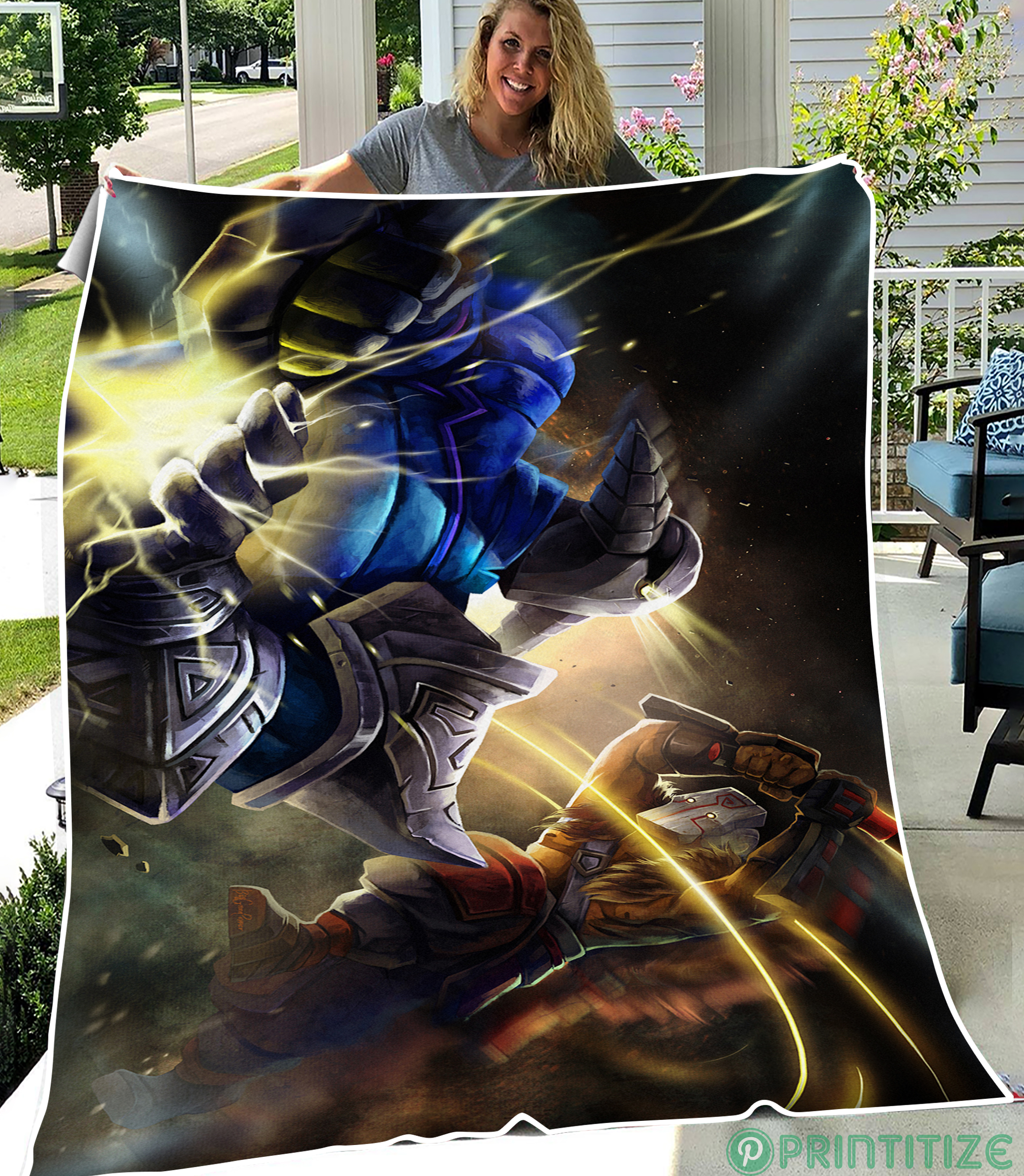 Dota 2 Sven Fleece Blanket